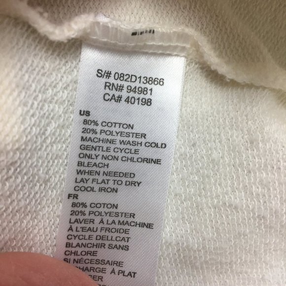 Forever Twenty One High Neck Hoodie Full Zip 3/4 Sleeves - Picture 8 of 12